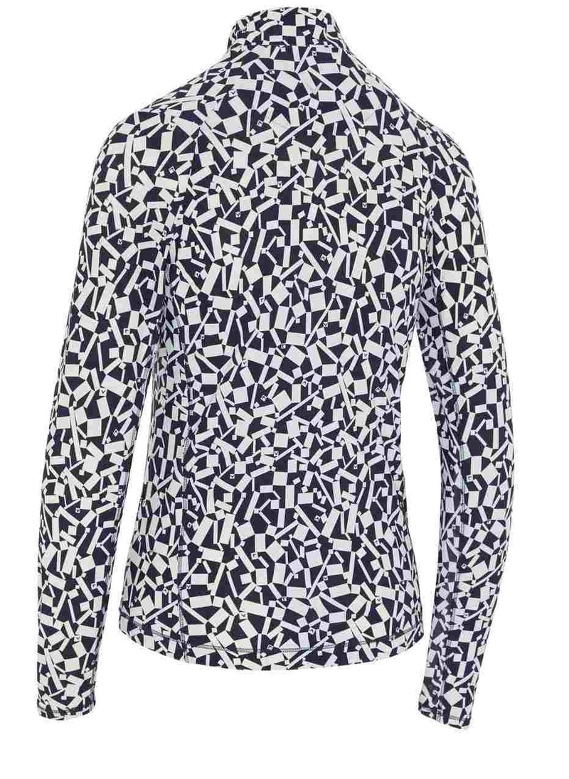 Callaway Two Tone Geo dámska mikina, peacoat