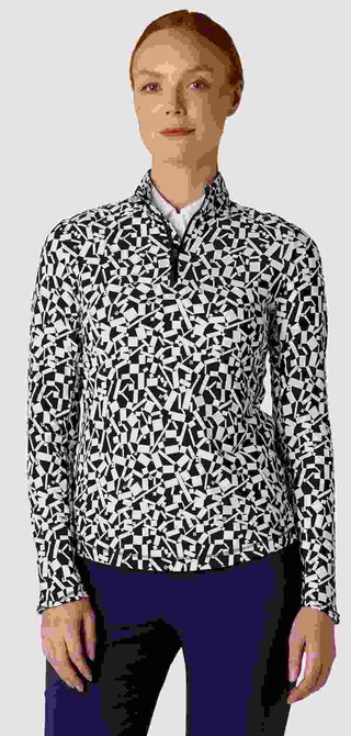 Callaway Two Tone Geo dámska mikina, peacoat