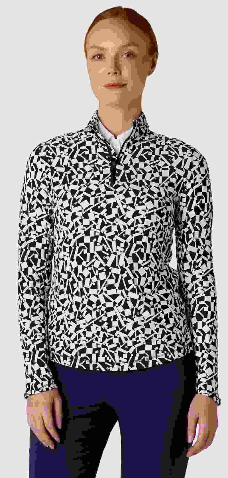 Callaway Two Tone Geo dámska mikina, peacoat