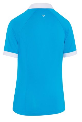 Callaway V-Placket Colorblock dámske polo, vivid blue