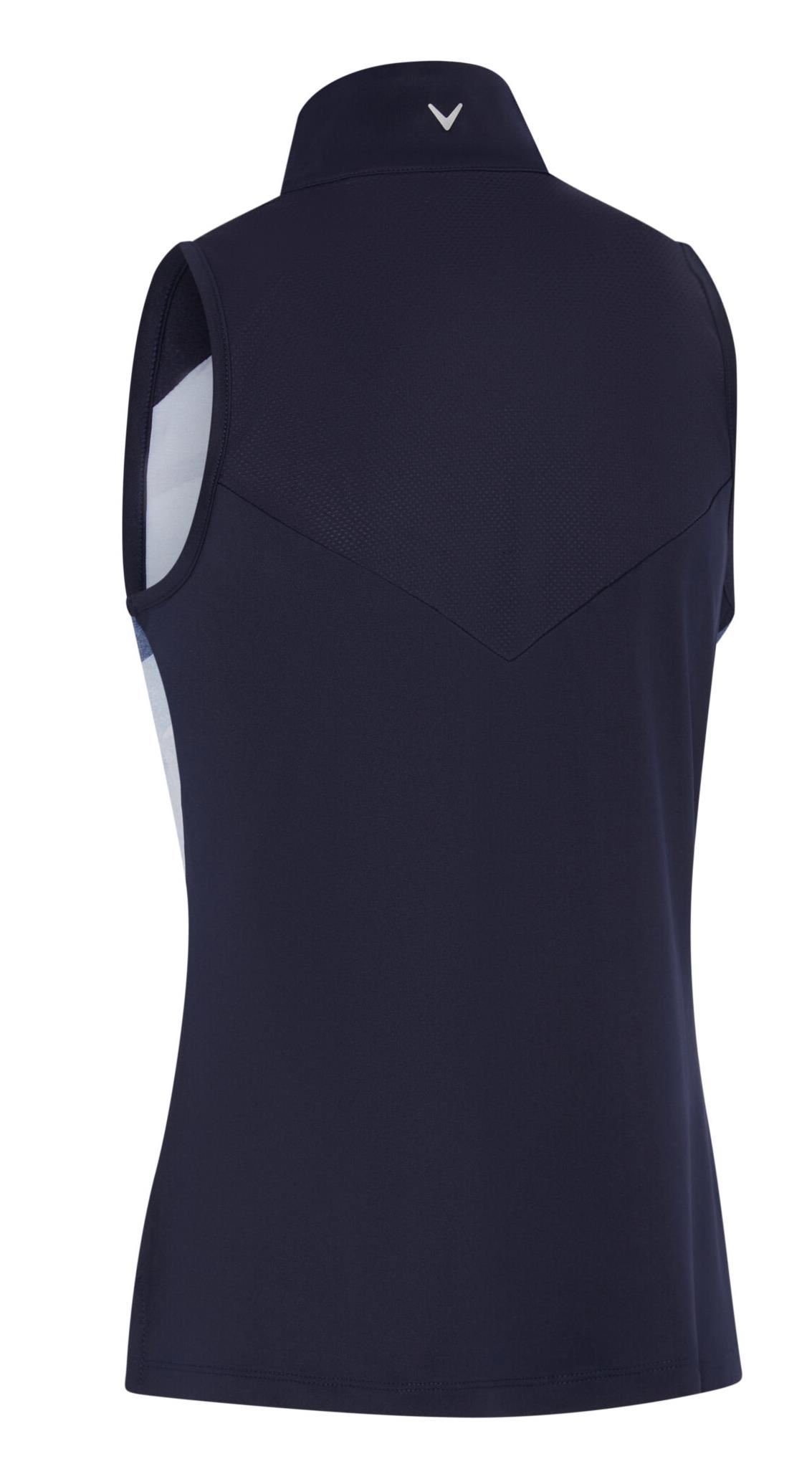 Callaway Gradient Wave Sleeveless dámske polo, peacoat