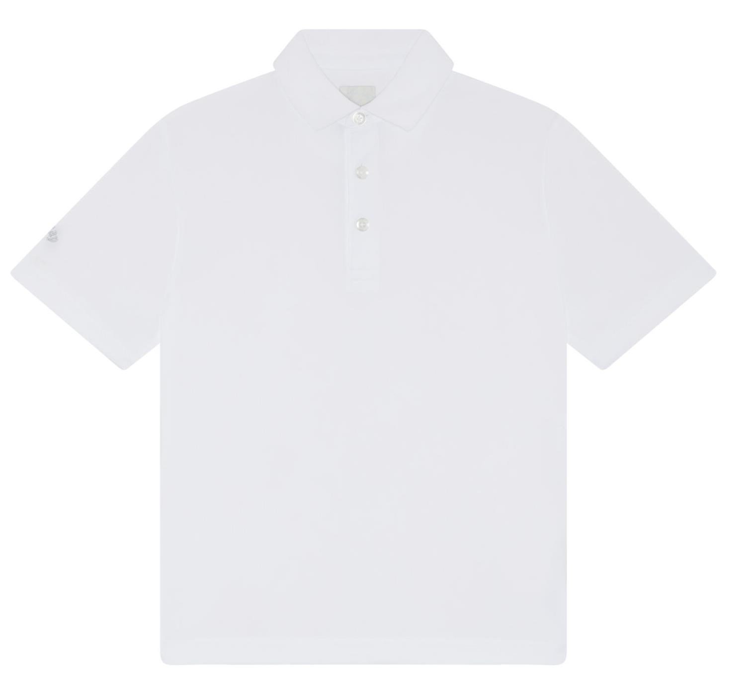 Callaway Solid junior detské polo, bright white