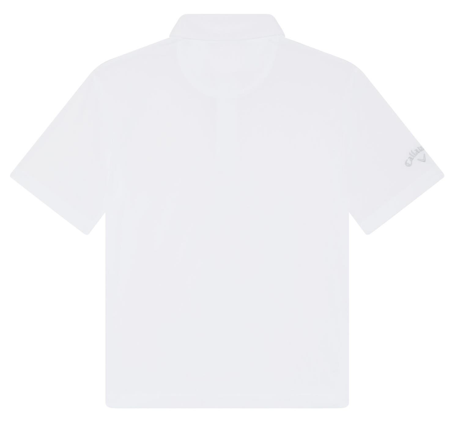 Callaway Solid junior detské polo, bright white