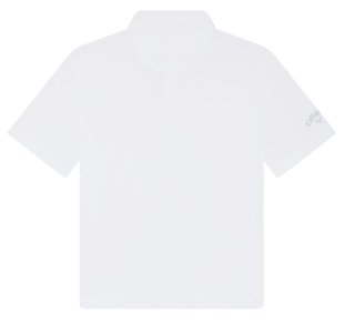 Callaway Solid junior detské polo, bright white