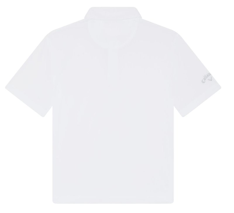 Callaway Solid junior detské polo, bright white