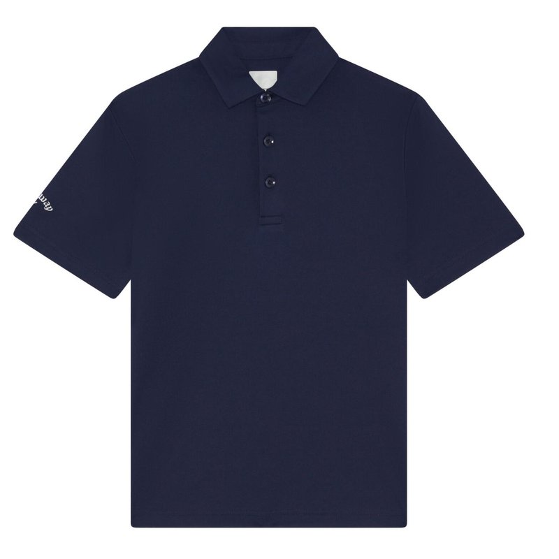 Callaway Solid junior detské polo, peacoat