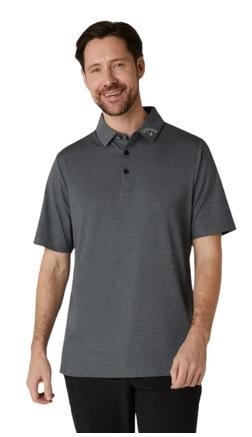 Callaway Premium Jacquard pánske polo, caviar