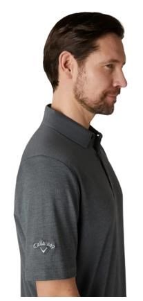 Callaway Premium Jacquard pánske polo, caviar