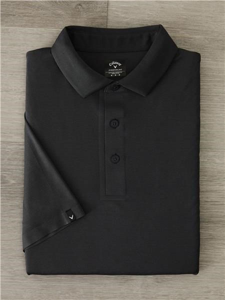 Callaway Premium Jacquard pánske polo, caviar