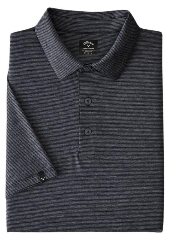 Callaway Premium Fine Line pánske polo, ebony heather