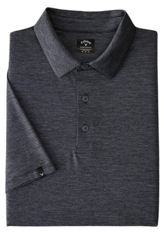 Callaway Premium Fine Line pánske polo, ebony heather