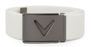 Callaway V-Logo Web pánsky opasok, bright white