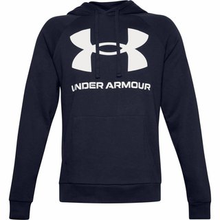 Under Armour Rival Fleece Big Logo pánska mikina, midnight navy