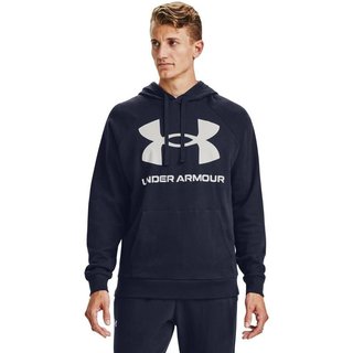 Under Armour Rival Fleece Big Logo pánska mikina, midnight navy