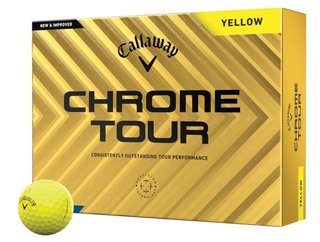 Callaway Chrome Tour 24 golfové loptičky, žlté