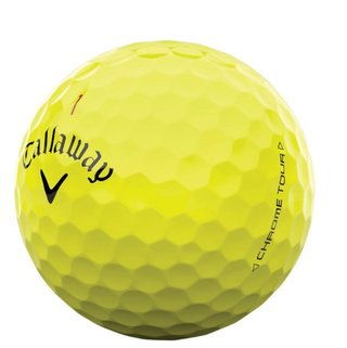 Callaway Chrome Tour 24 golfové loptičky, žlté