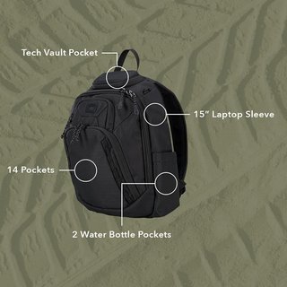 Ogio Renegade Rustler batoh 15L, čierna