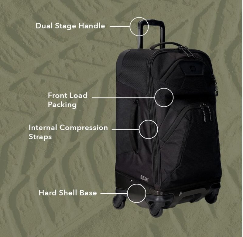 Ogio Renegade 26" 4-Wheel Travel Bag 52L cestovná taška