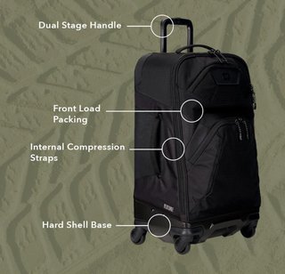 Ogio Renegade 26" 4-Wheel Travel Bag 52L taška, navy abyss