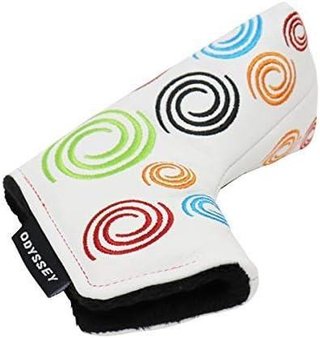 Odyssey Tour Swirl kryt hlavy puttra, biely, BLADE