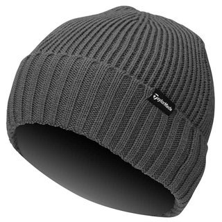 TaylorMade Ribbed Knit pánska čiapka, charcoal heather