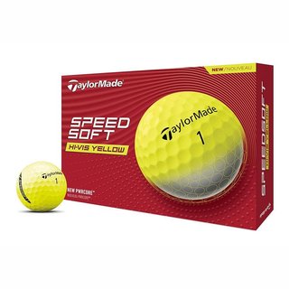 TaylorMade SpeedSoft golfové loptičky, žlté