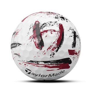TaylorMade SpeedSoft Ink golfové loptičky (12 loptičiek), červené