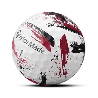 TaylorMade SpeedSoft Ink golfové loptičky (12 loptičiek), červené