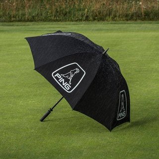 PING Golf Ping Single Canopy Mr. Ping golfový dáždnik 62", čierna