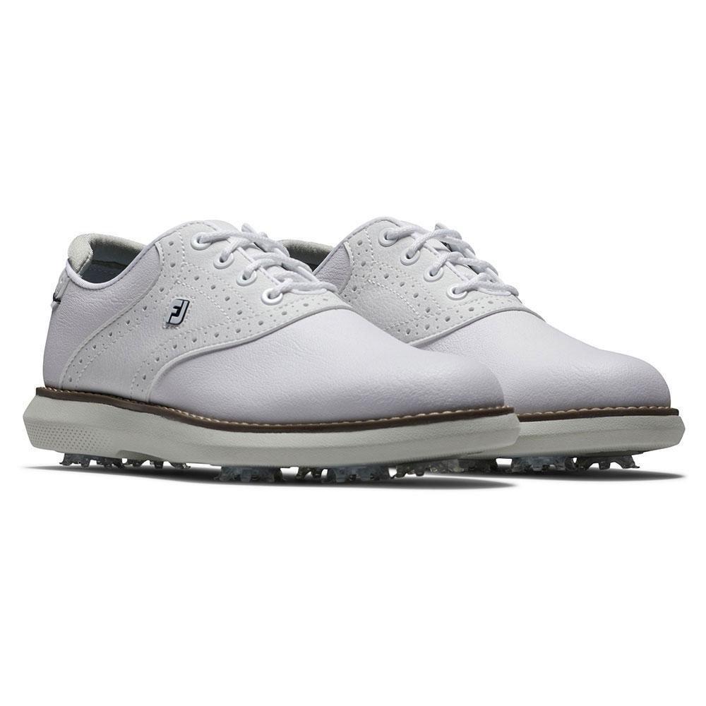 FootJoy Traditions juniorské golfové topánky 2024, biele