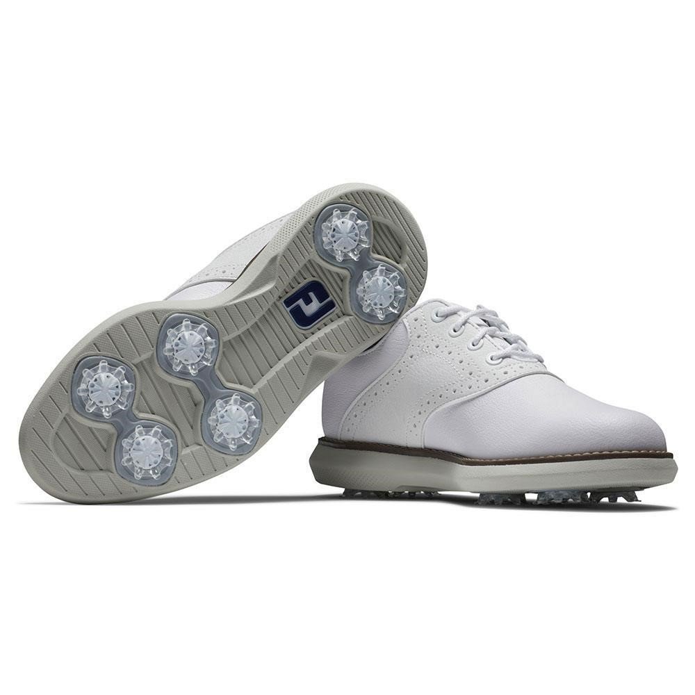 FootJoy Traditions juniorské golfové topánky 2024, biele