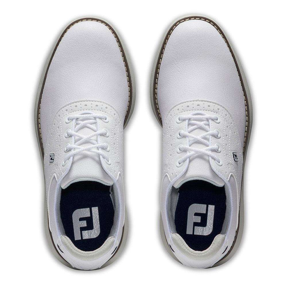 FootJoy Traditions juniorské golfové topánky 2024, biele