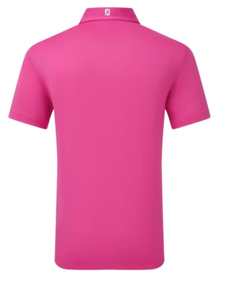 FootJoy Stretch Pique Solid pánske polo, horúca ružová