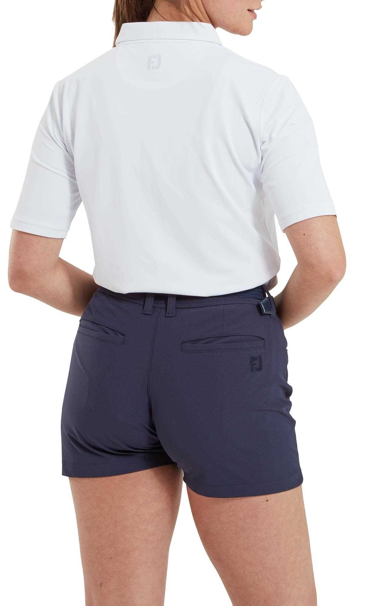 FootJoy Half-Sleeve Pique dámske polo, biele