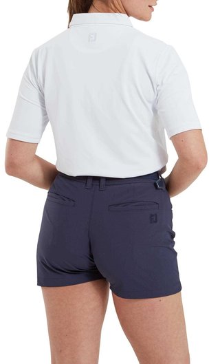 FootJoy Half-Sleeve Pique dámske polo, biele