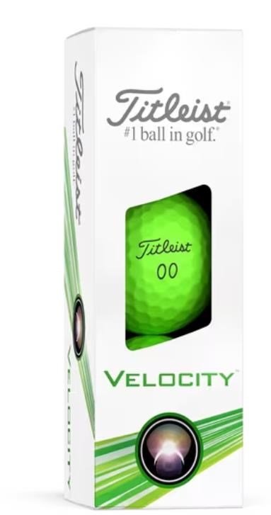 Titleist Velocity golfové loptičky 2024, zelené