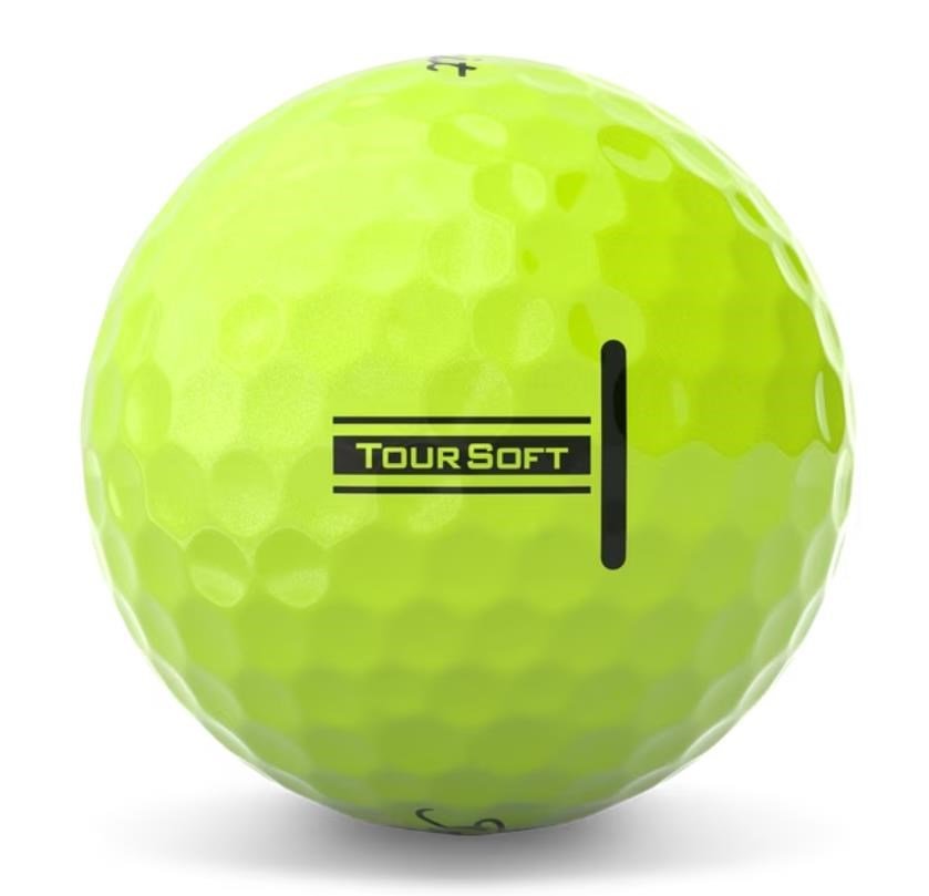 Titleist Tour Soft golfové loptičky 2024, žlté