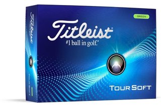 Titleist Tour Soft golfové loptičky 2024, zelené