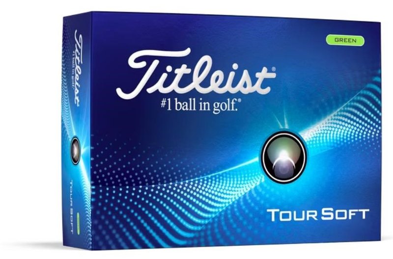 Titleist Tour Soft golfové loptičky 2024, zelené