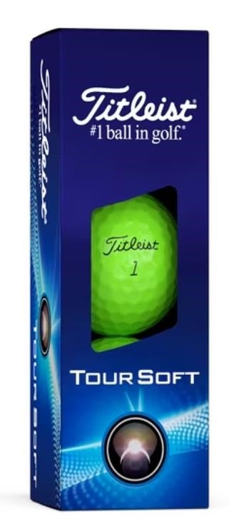 Titleist Tour Soft golfové loptičky 2024, zelené