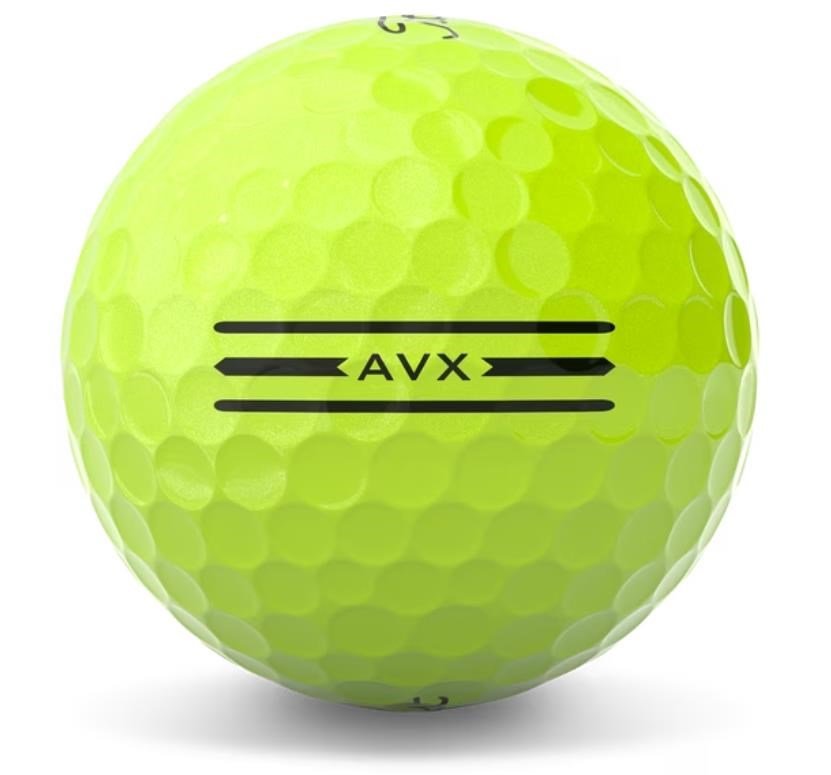 Titleist AVX 2024 golfové loptičky, žlté
