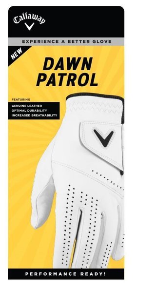 Callaway Dawn Patrol dámska golfová rukavica, biela