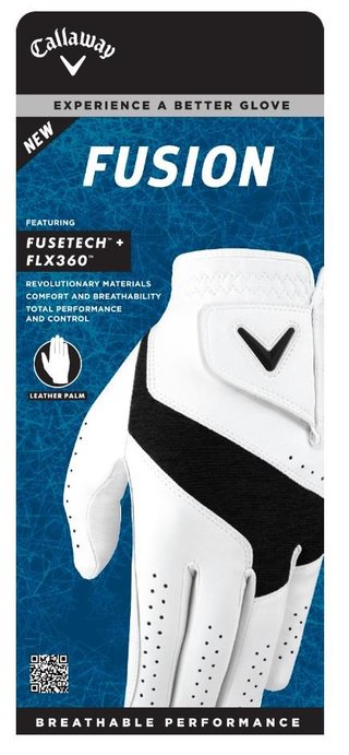 Callaway Fusion pánska golfová rukavica, biela