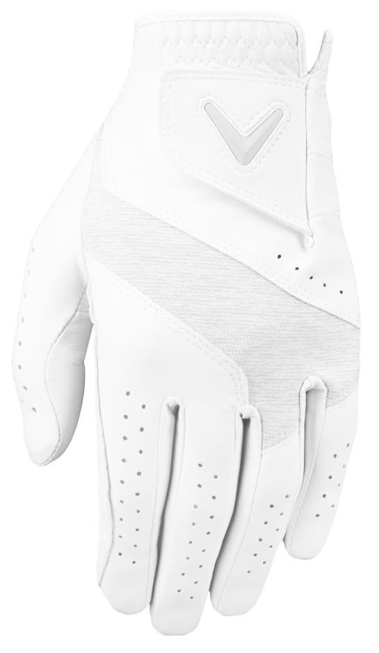 Callaway Fusion dámska golfová rukavica, biela