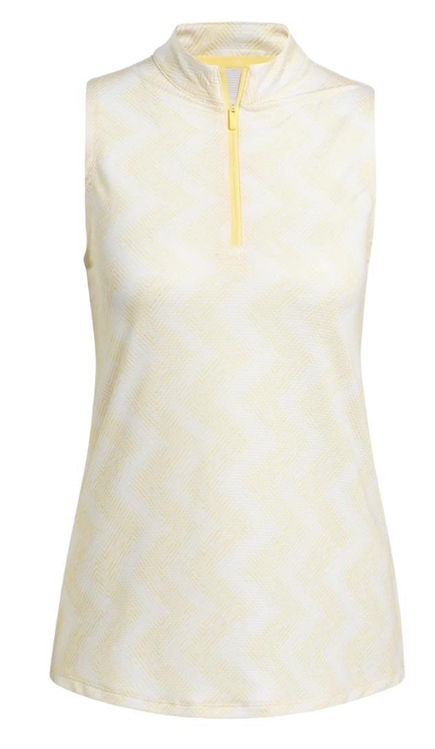Adidas Ultimate 365 Ottoman Printed Sleeveless dámske polo, semi spark