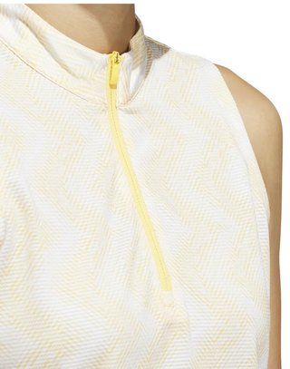 Adidas Ultimate 365 Ottoman Printed Sleeveless dámske polo, semi spark