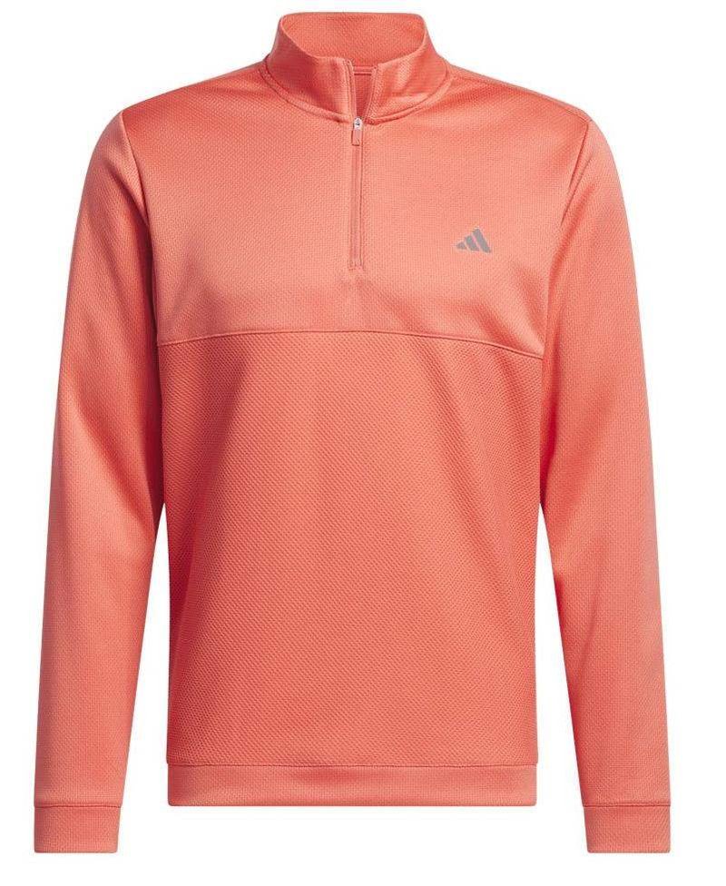 Adidas Ultimate 365 Textured 1/4 Zip pánska mikina, preloved scarlet