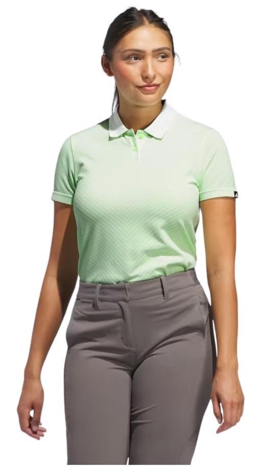 Adidas Ultimate 365 Tour PrimeKnit dámske polo, crystal jade