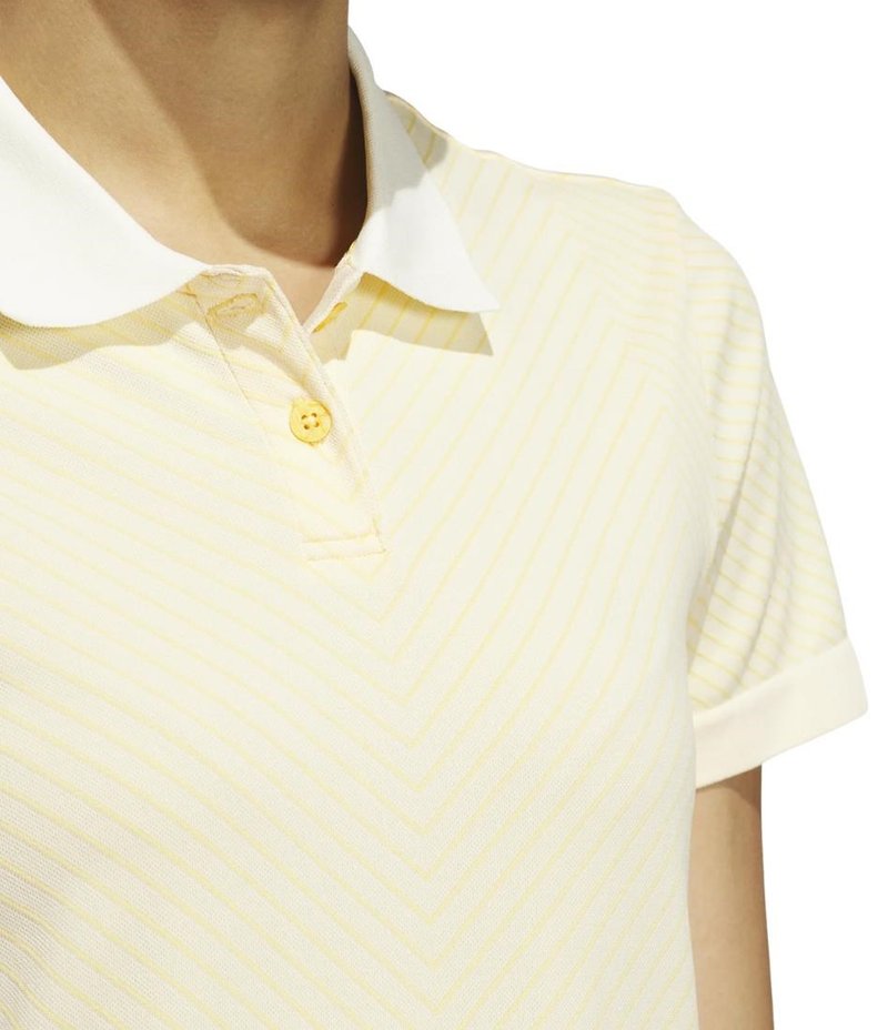 Adidas Ultimate 365 Tour PrimeKnit dámske polo, ivory