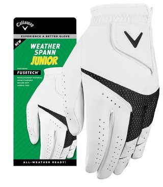 Callaway Weather Spann juniorská golfová rukavica, biela